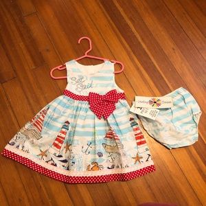 COUNTING DAISIES SAILOR DRESS